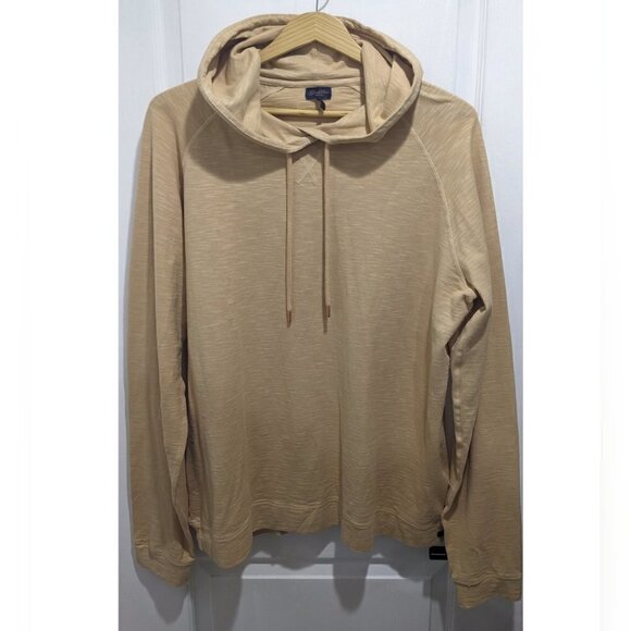 NEW Good Man Brand | Legend Slim Fit Pullover Hoodie in Warm Sand - Picture 5 of 11